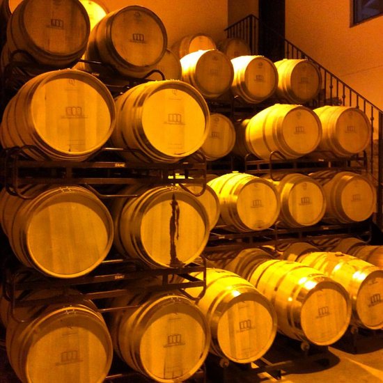 Barricas de vino Bodegas la Pelina